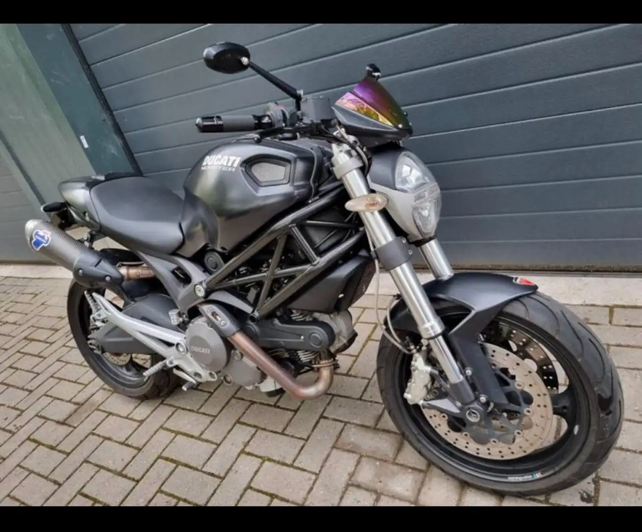 Ducati Monster 696 Termignioni uitlaat en Rizoma afgemonteerd Negru - 1