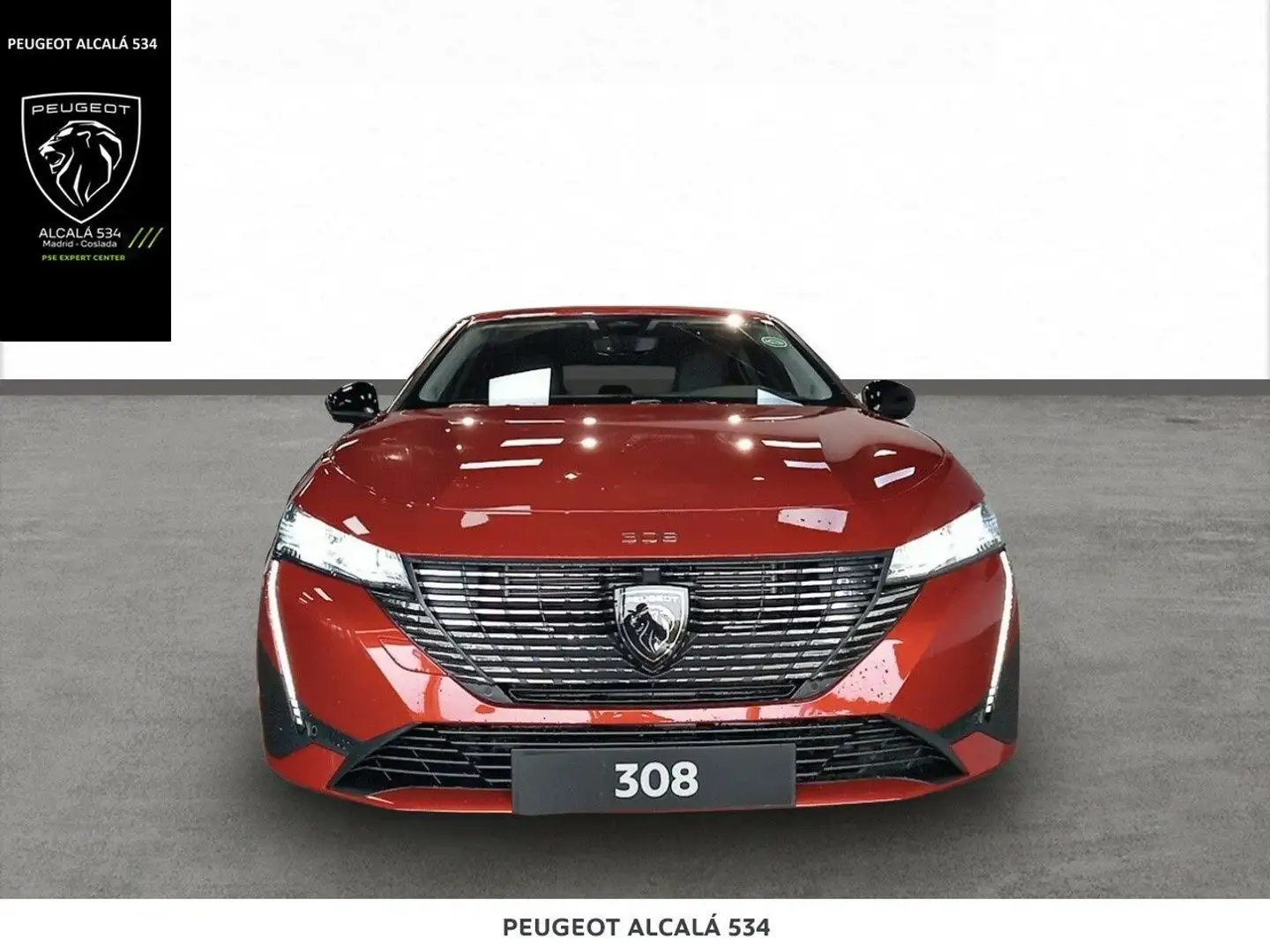 Peugeot 308 5P Allure Hybrid MHEV 136 e-DCS6 Rojo - 2