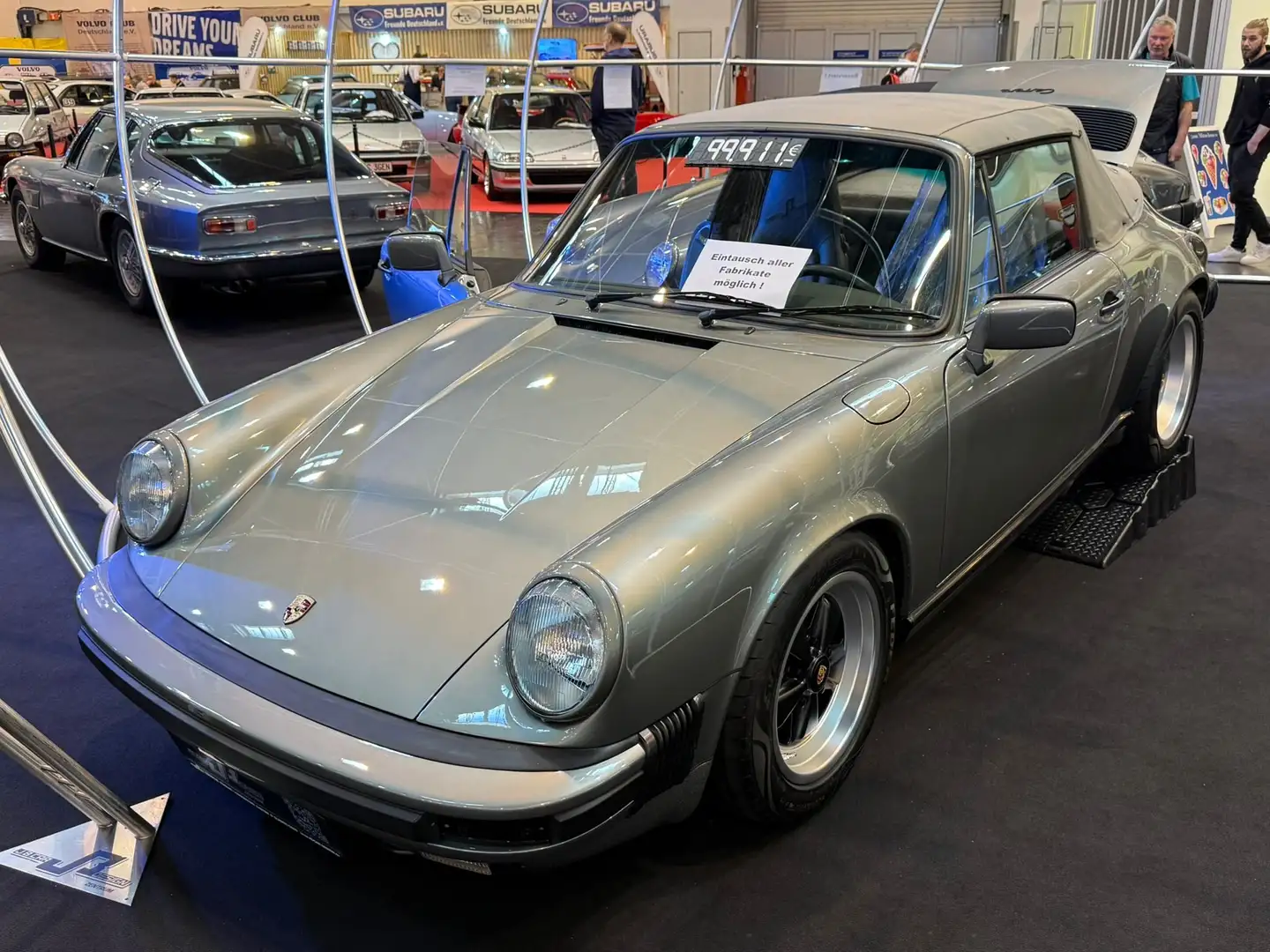 Porsche 911 3,2 Carrera Cabriolet Vert - 1