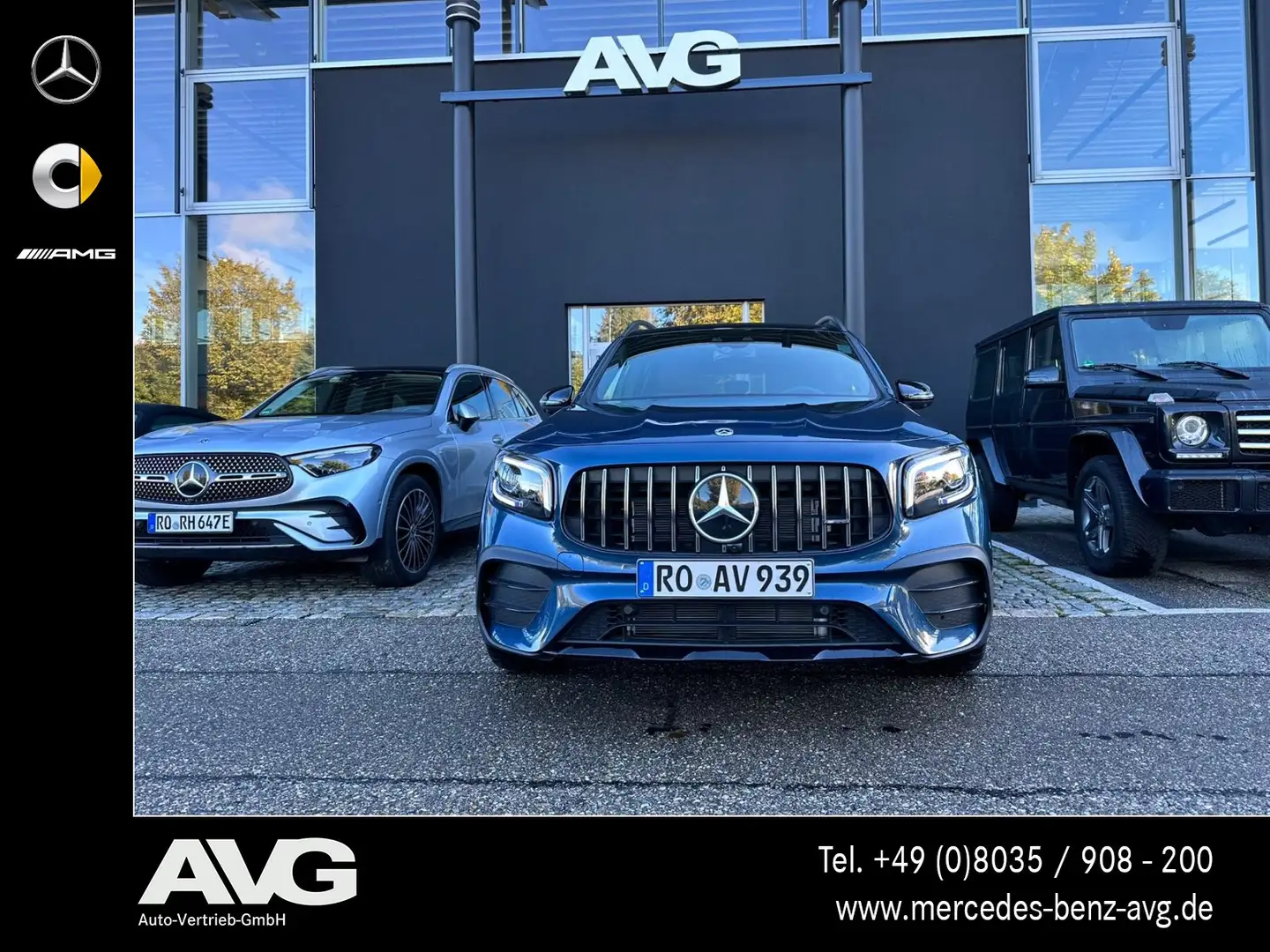 Mercedes-Benz GLB 35 AMG GLB 35 4M Pano AHK Multi LED KeyGo Night 360° Blu/Azzurro - 2
