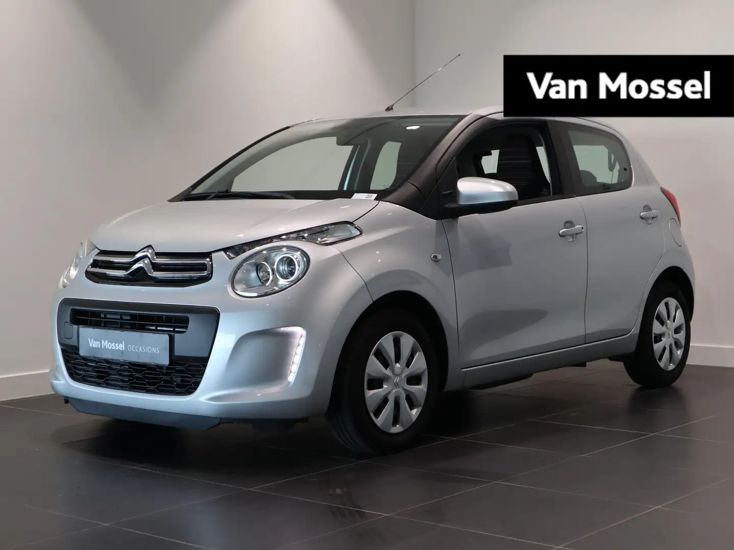 Citroen C1 Feel - LEDEREN STUUR - SNELHEIDSBEGRENZER - AIRCO Grijs - 1