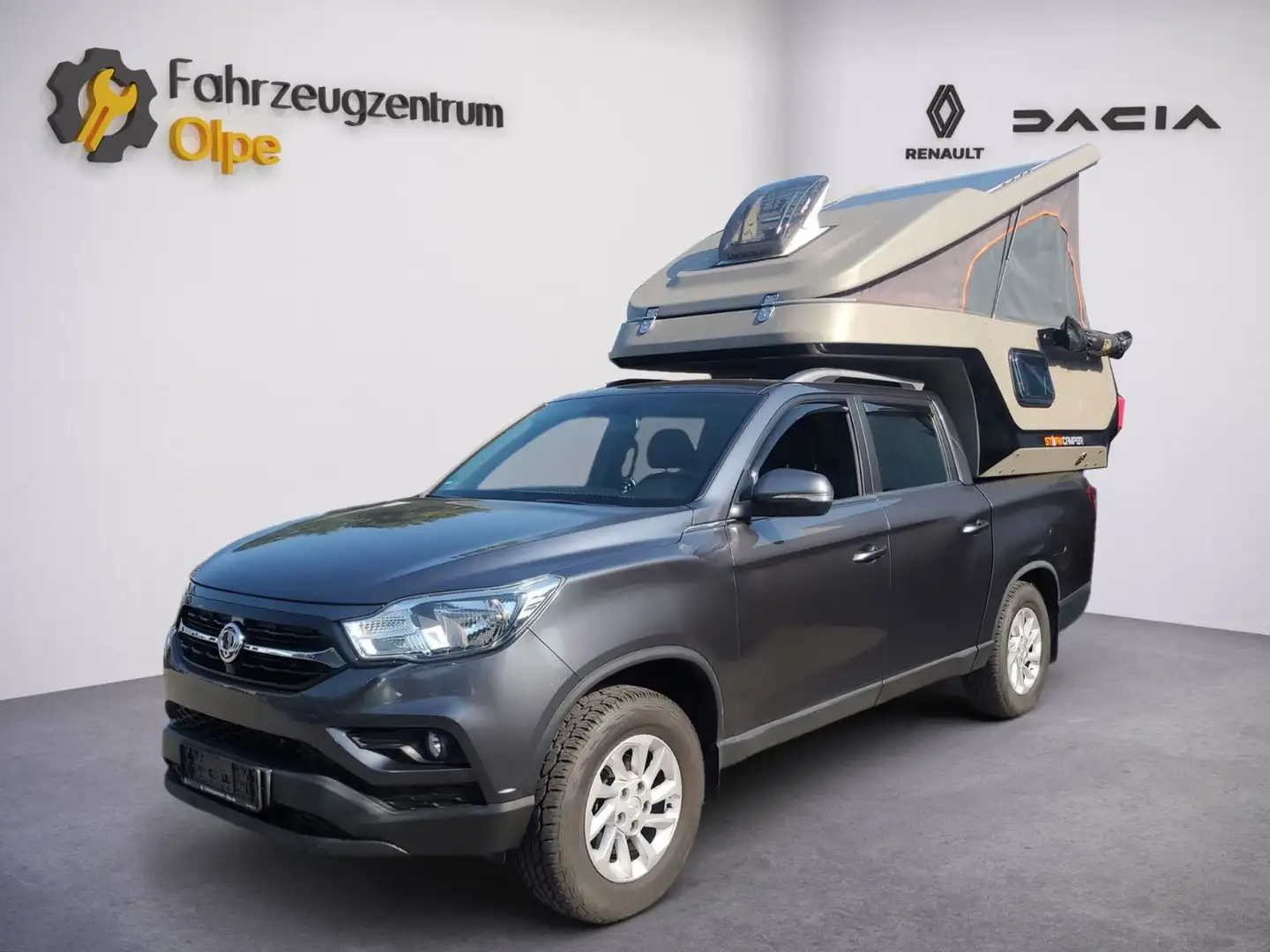 SsangYong Musso Grand Crystal 4WD, AHK 3,5t Gris - 1