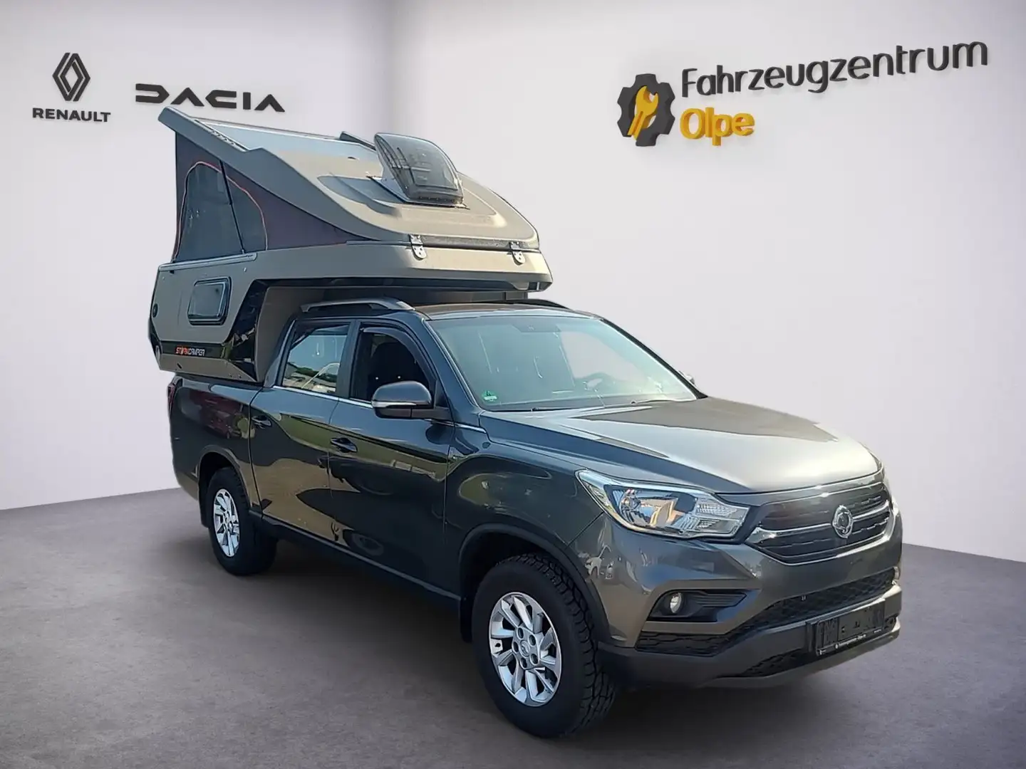 SsangYong Musso Grand Crystal 4WD, AHK 3,5t Gris - 2
