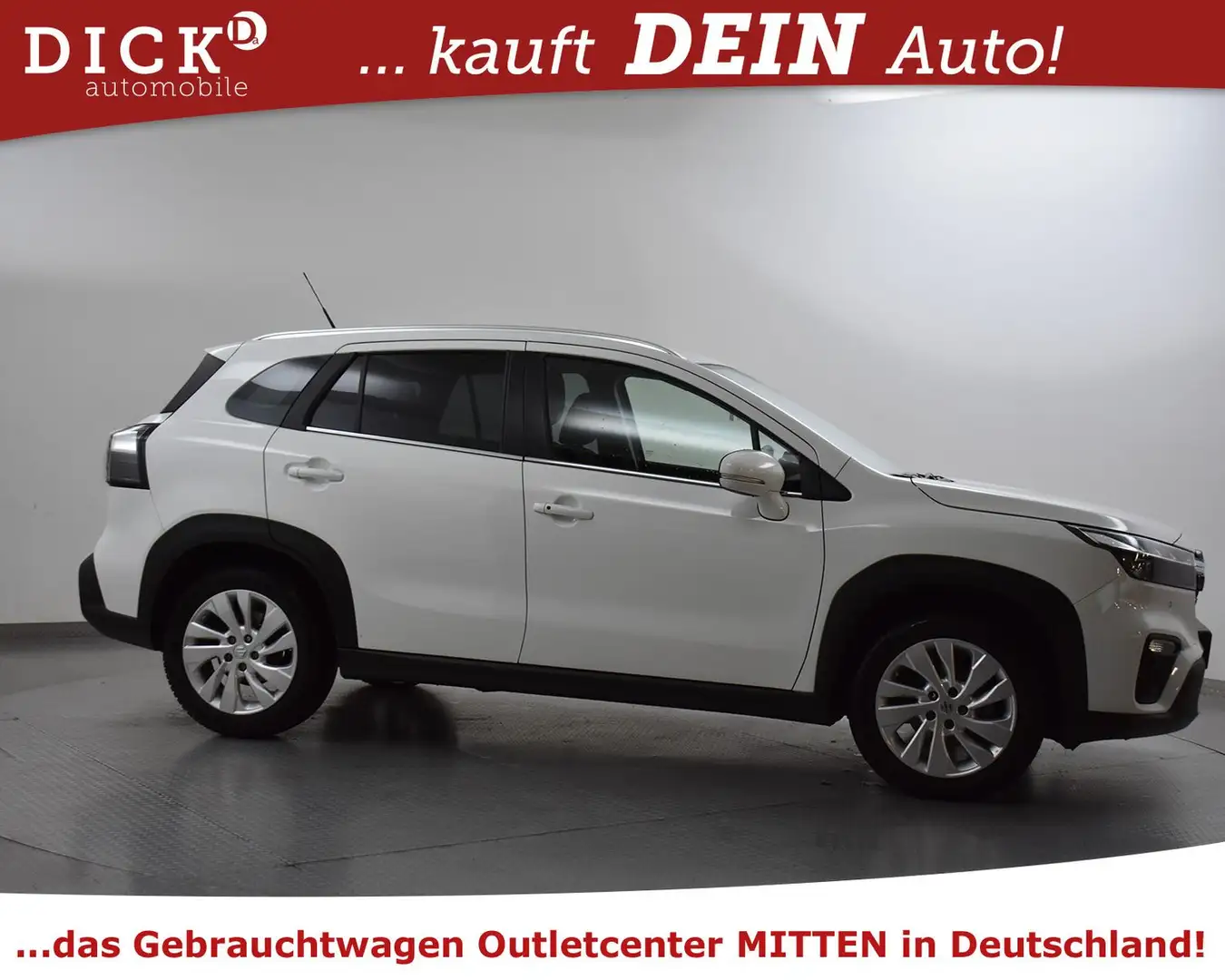 Suzuki SX4 S-Cross 1.4 Comfor NAV+KAM+LED+SHZ+ACC+KEYGO Blanc - 2