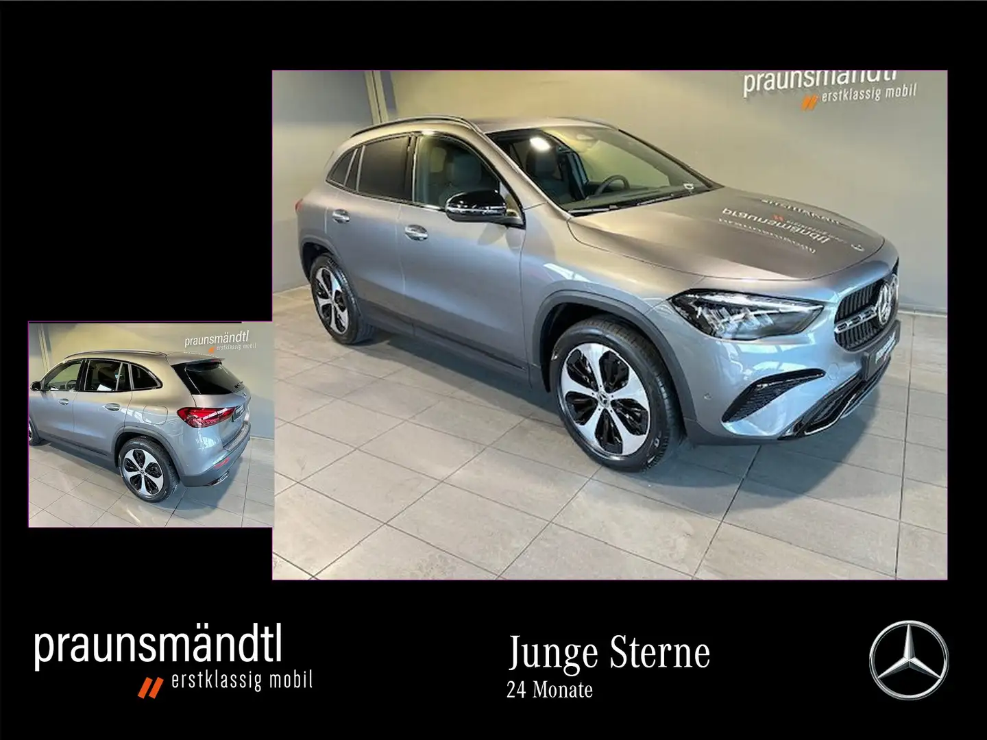 Mercedes-Benz GLA 220 d 4M Progressive Night AHK/LED/Tot/elHek Grau - 1