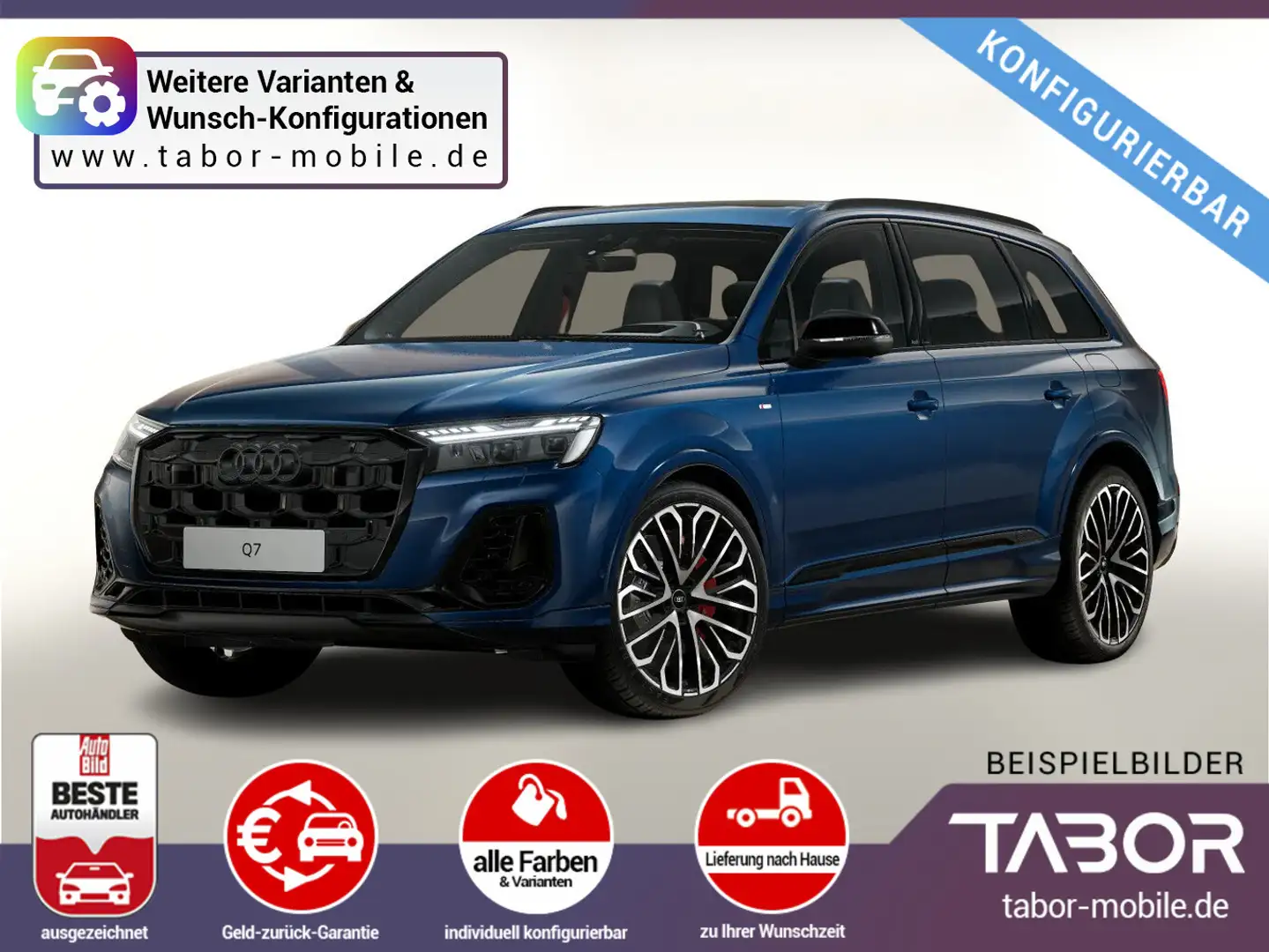 Audi Q7 TFSIe 394 quattro S line LED Nav VirC UVP-28%* Білий - 1