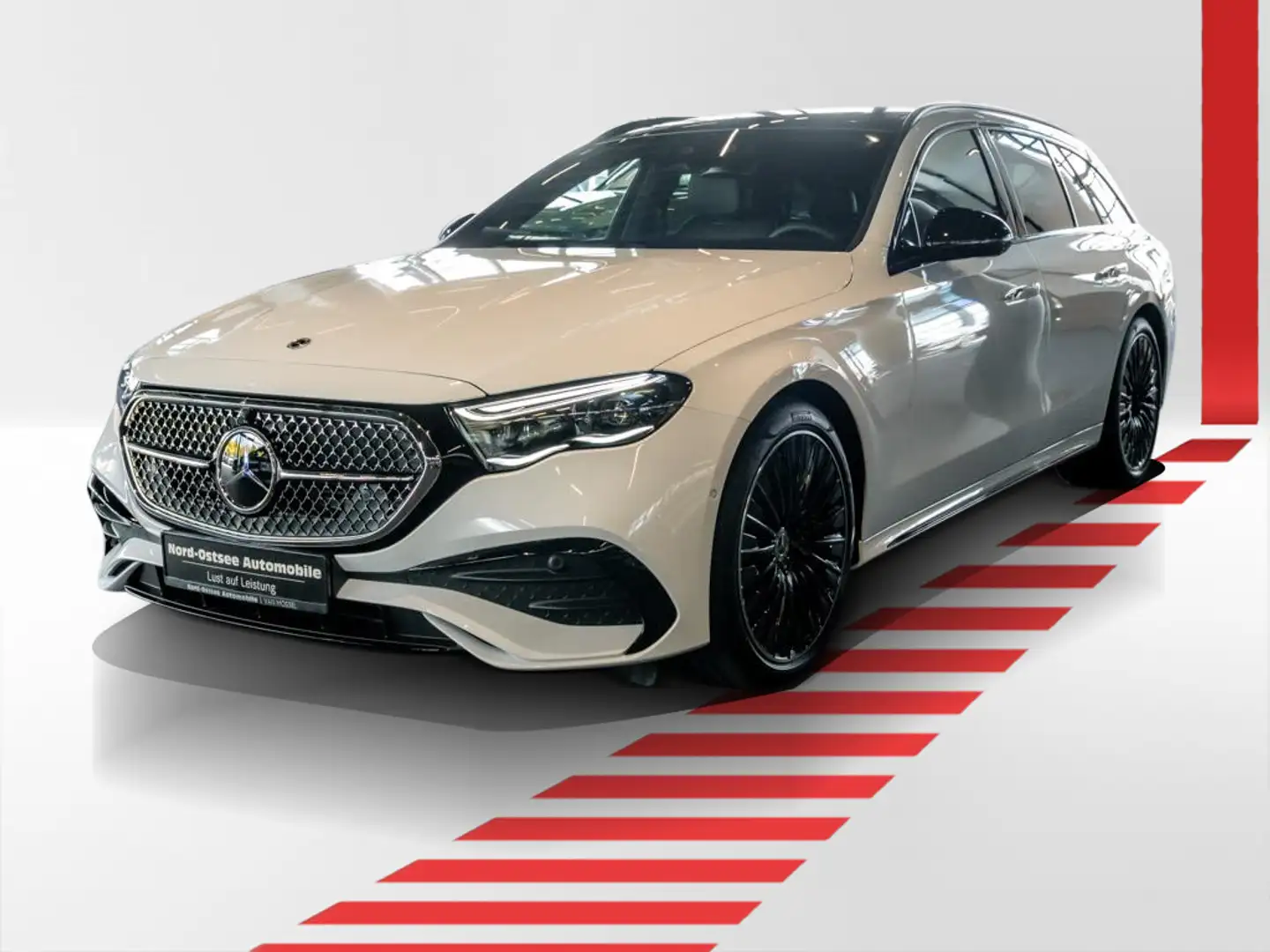 Mercedes-Benz E 450 d 4m T AMGNIGHT PANO AHK HUD STANDHZG 20-Z Blanc - 1