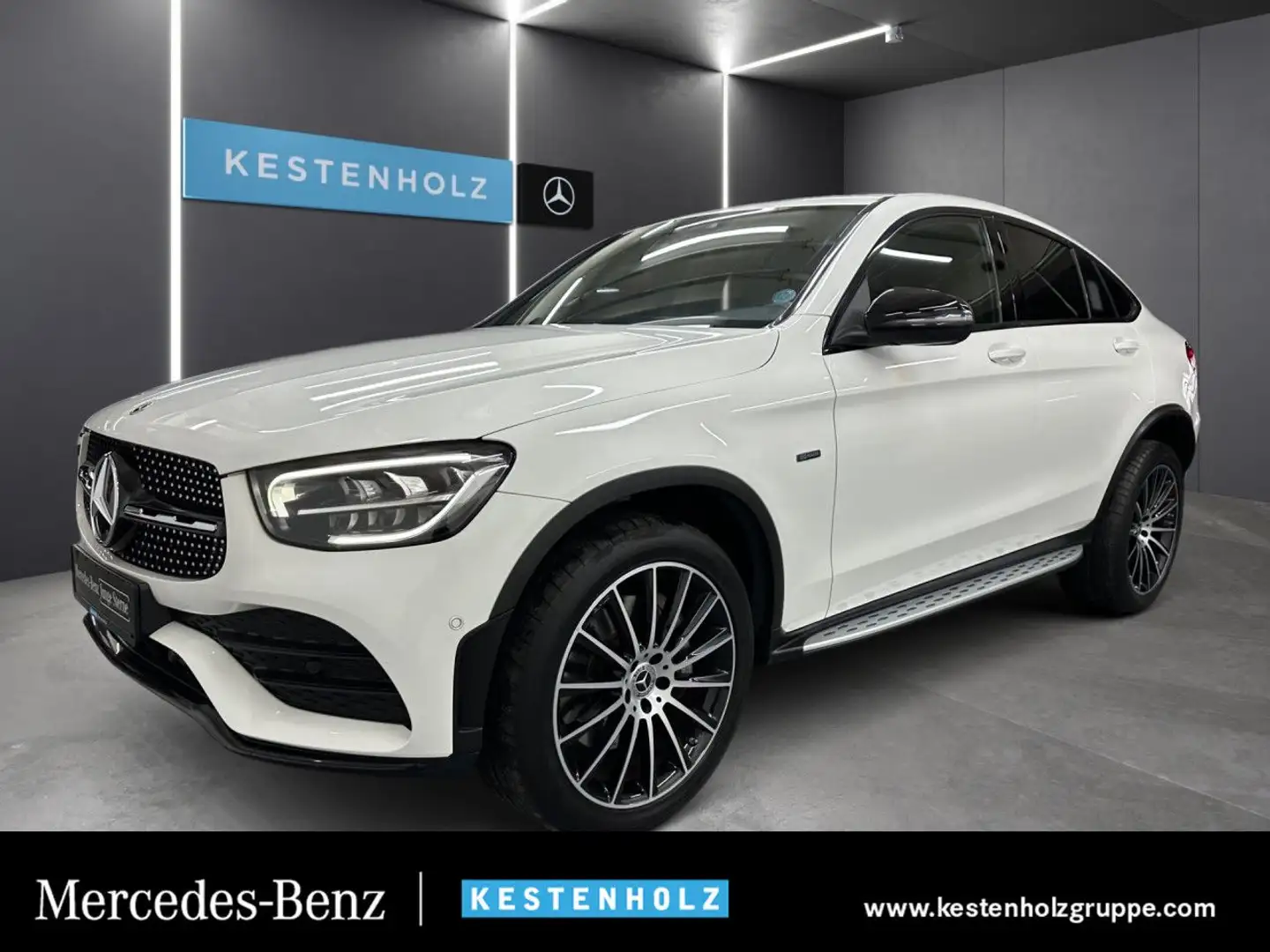 Mercedes-Benz GLC 300 de Cp. 4M AMG LED AHK Night Kamera SpurPak Weiß - 1