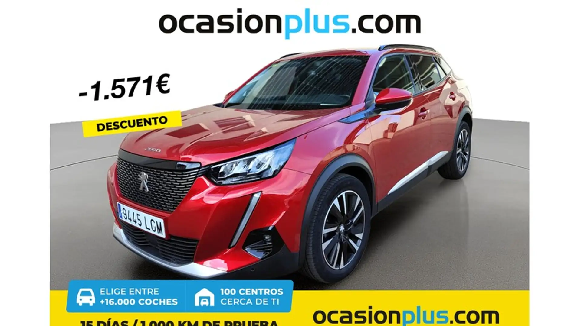 Peugeot 2008 1.2 PureTech S&S Allure 100 Rot - 1