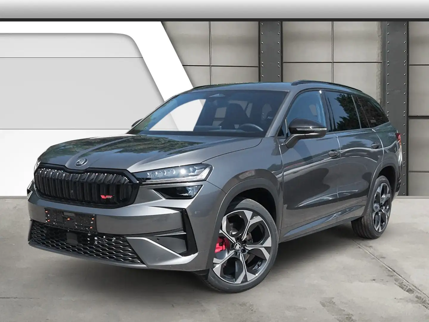 Skoda Kodiaq 2.0TSI RS Pano AHK 7 S.Headup Standh.DCC Grau - 1