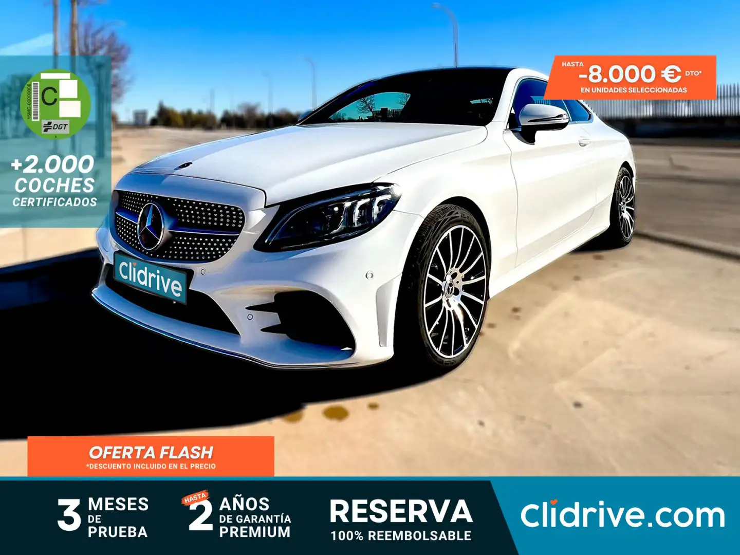 Mercedes-Benz C 300 Coupé d Blanco - 1