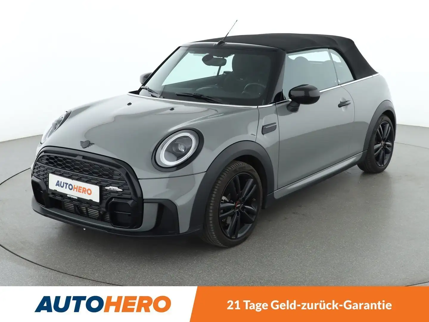 MINI Cooper Cabrio Cooper John Cooper Works Trim Aut.*NAVI*PDC*SHZ* Gris - 1