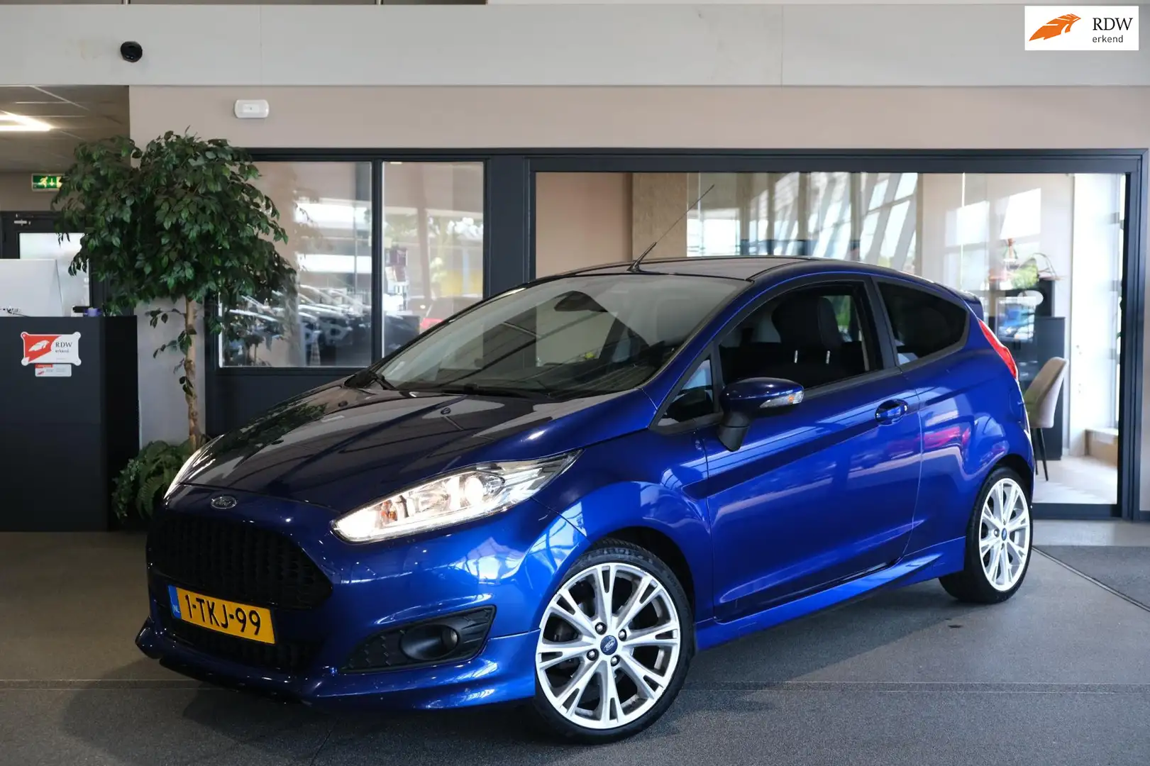Ford Fiesta 1.0 EcoBoost Sport Led Navi PDC Cruise Blauw - 1