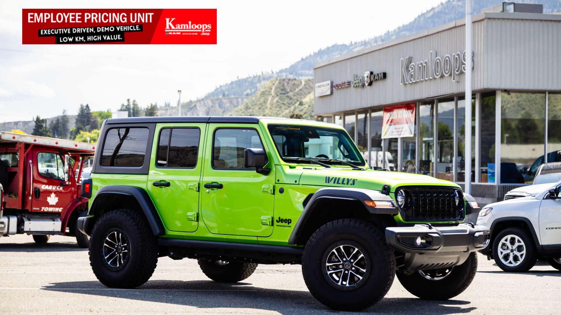 2025 Jeep Wrangler Willys  - $182.58 /Wk - Low Mileage