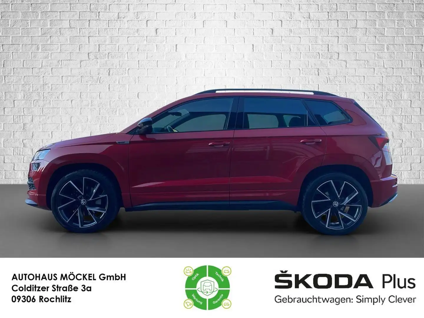 Skoda Karoq Sportline 4x4 TSI DSG/Navi/ACC/LED/Kamera Rot - 2