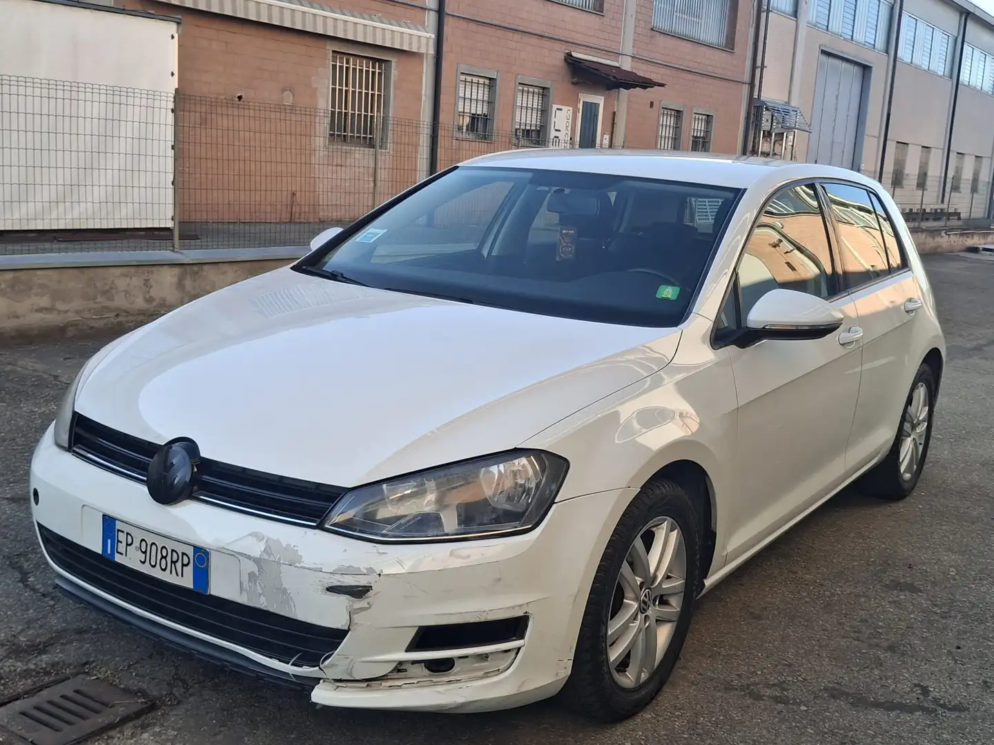 Volkswagen Golf Golf VII 2013 5p 1.6 tdi Highline Bianco - 2