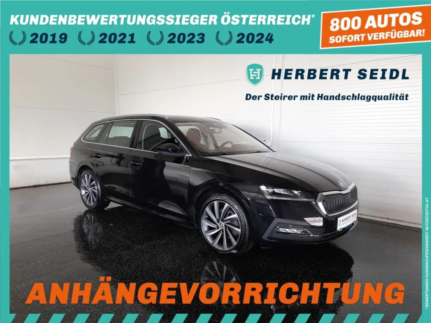 Skoda Octavia Combi FIRST ED 2,0 TDI DSG *STANDHZG / MATRIX-LED / 18 ZOLL / HEAD-UP / AHV / VIRTUELL / NAVI / MEMORY SPORTSITZE* Schwarz - 1