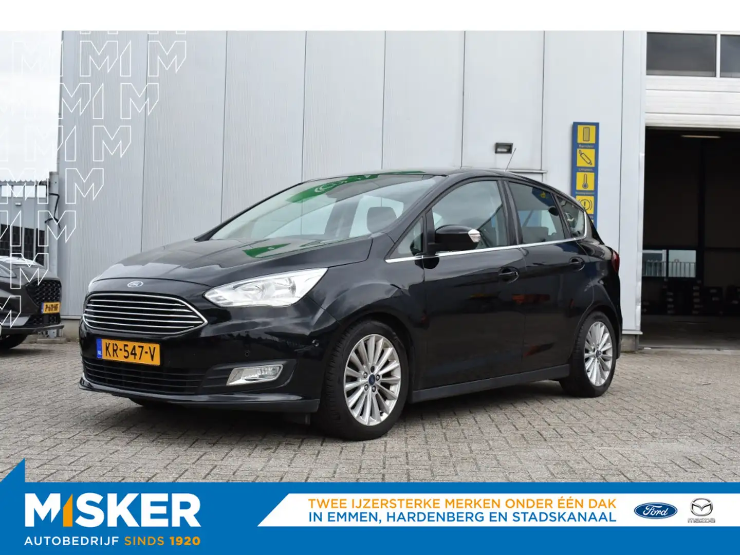 Ford C-Max 1.0 Titanium, CRUISE, TREKHAAK, NAVIGATIE, CLIMA, Noir - 1