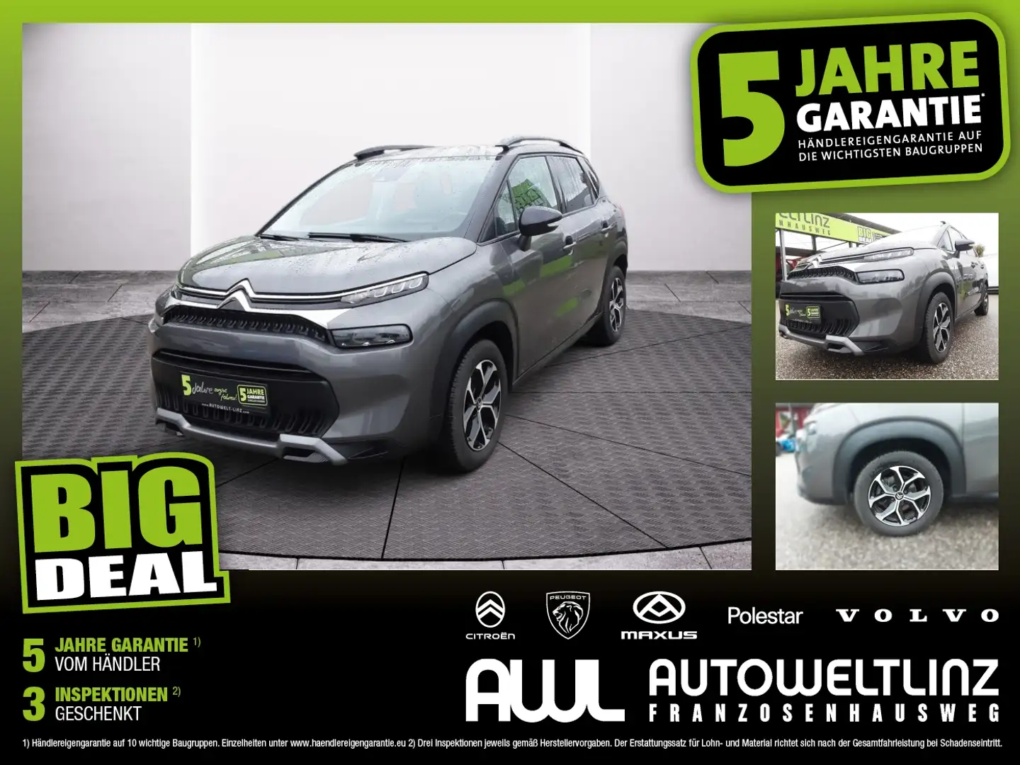 Citroen C3 Aircross PT 110 PLUS Grau - 1