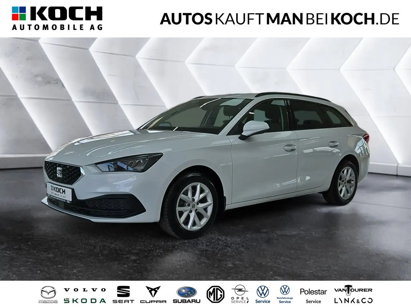 SEAT Leon Sportstourer 1.0 eTSI Style DSG PDC LED AHK Weiß - 1