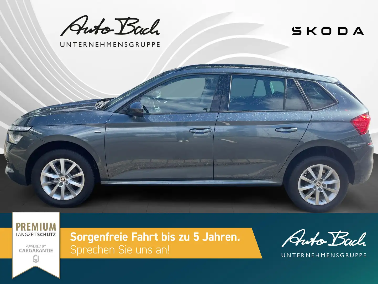 Skoda Kamiq 1.5 TSI Clever DSG Navi LED Panorama ACC Grau - 2