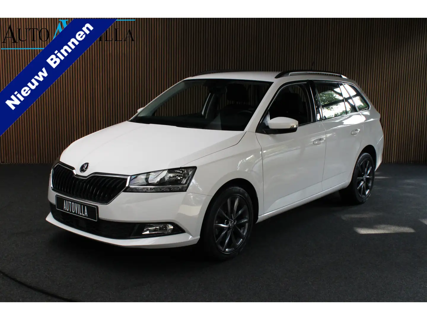 Skoda Fabia Combi 1.0 TSI 110pk Aut. Navi Climate LM velgen Cr Wit - 1
