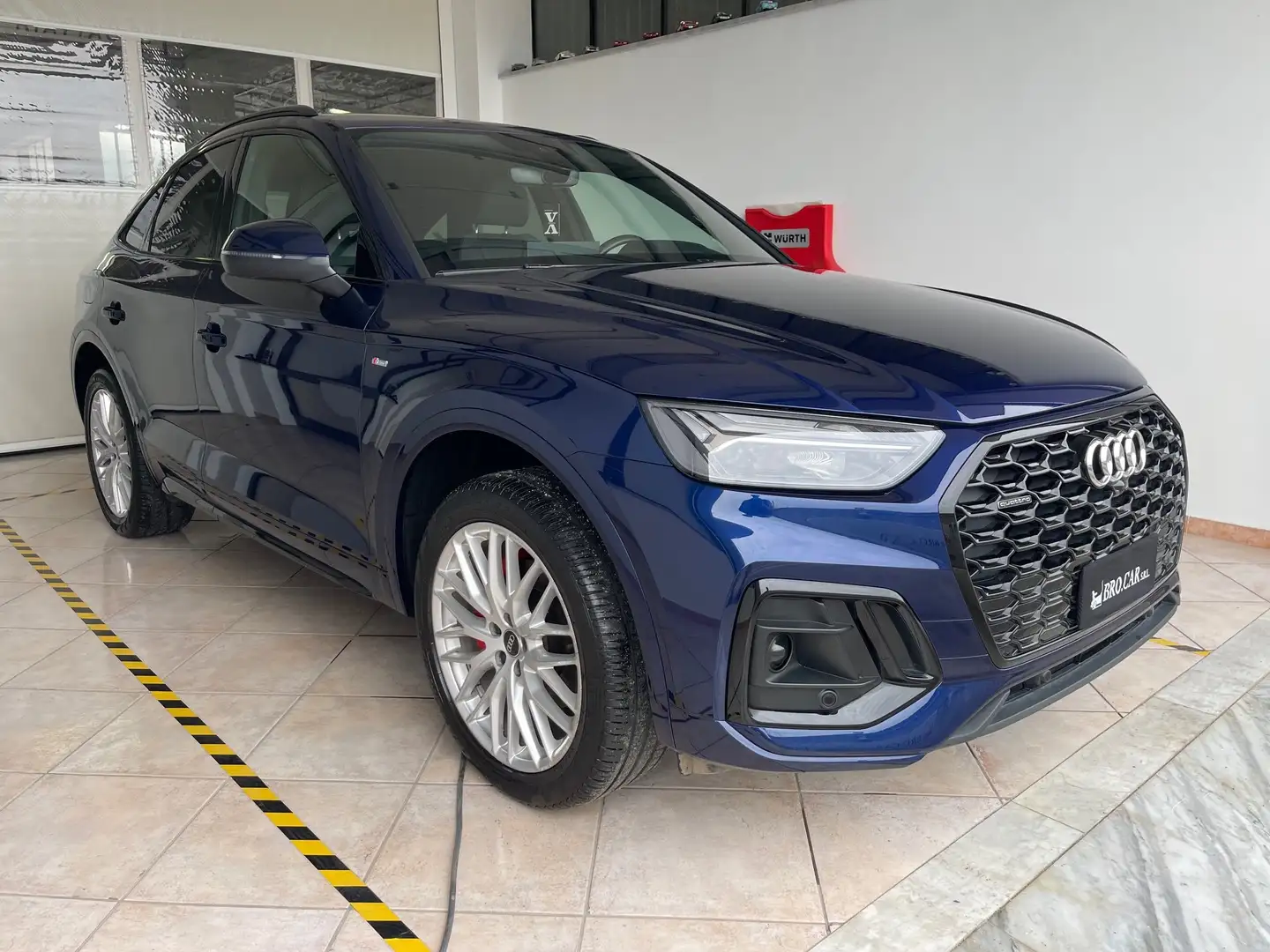 Audi Q5 Q5 Sportback 40 2.0 tdi S line quattro s-tronic Blau - 2