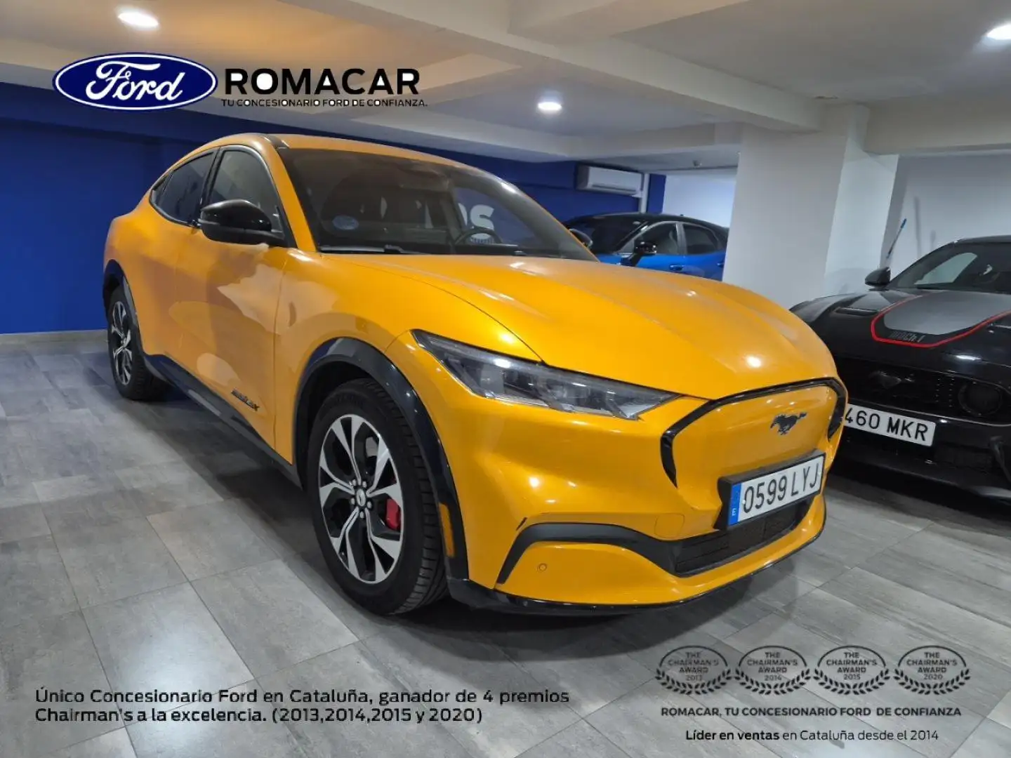 Ford Mustang Mach-E AWD 258kW Batería 98.8Kwh 351CV Naranja - 2