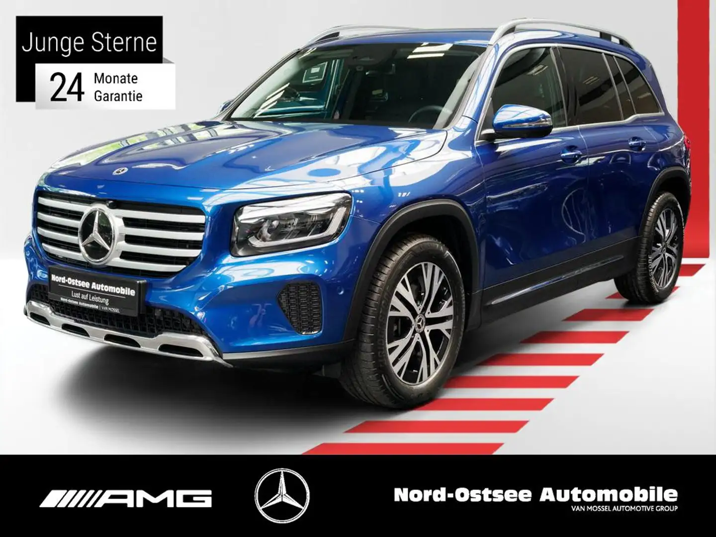 Mercedes-Benz GLB 220 4M PROGRESSIVE ADV 360°KAM TOTW LED SHZ Bleu - 1