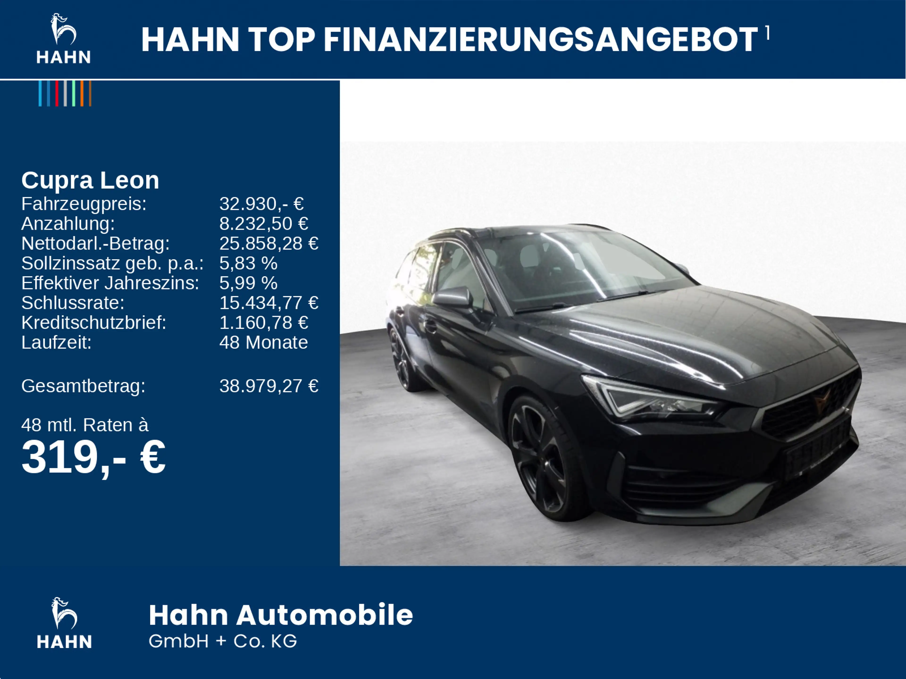 CUPRA Leon Sportstourer 2.0 TSI DSG VZ ACC Pano Kamera — photo 2