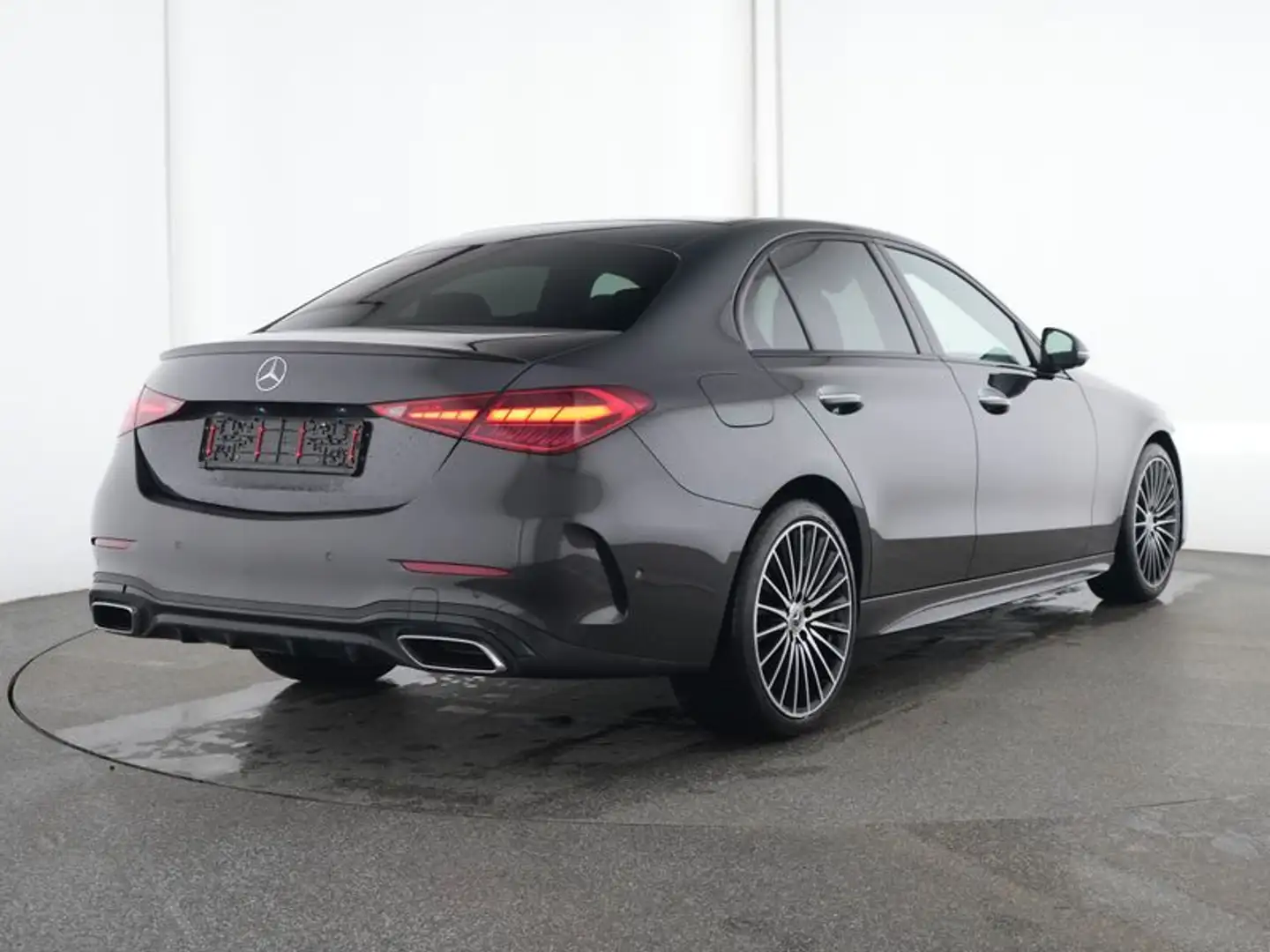 Mercedes-Benz C 180 AMG Line Premium Night 19 Zoll Memory 360° Grau - 2