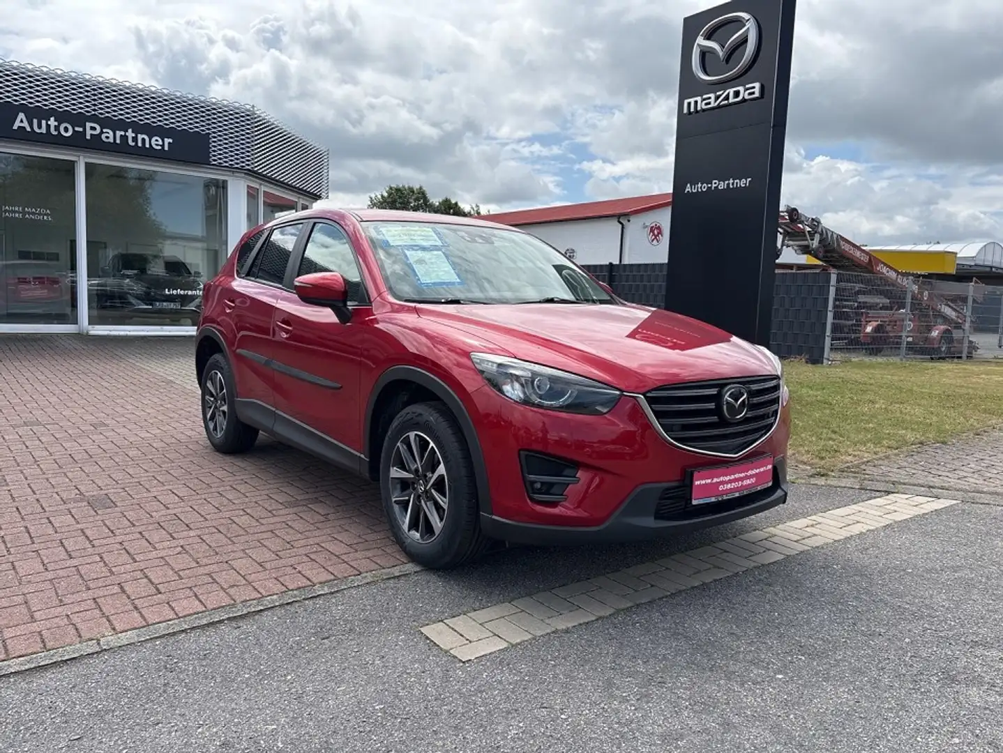 Mazda CX-5 2.2 SKYACTIV-D Sports-Line AWD ACC Leder Rot - 1