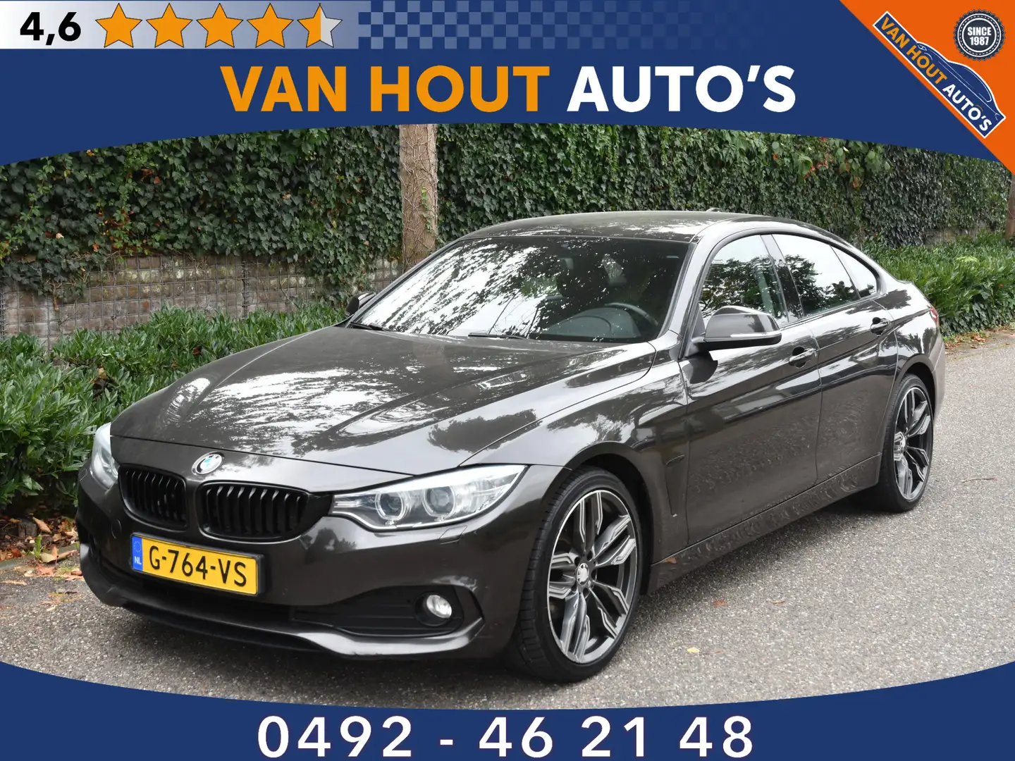 BMW 418 4-serie Gran Coupé 418d Executive | AUTOMAAT | LED Bruin - 1
