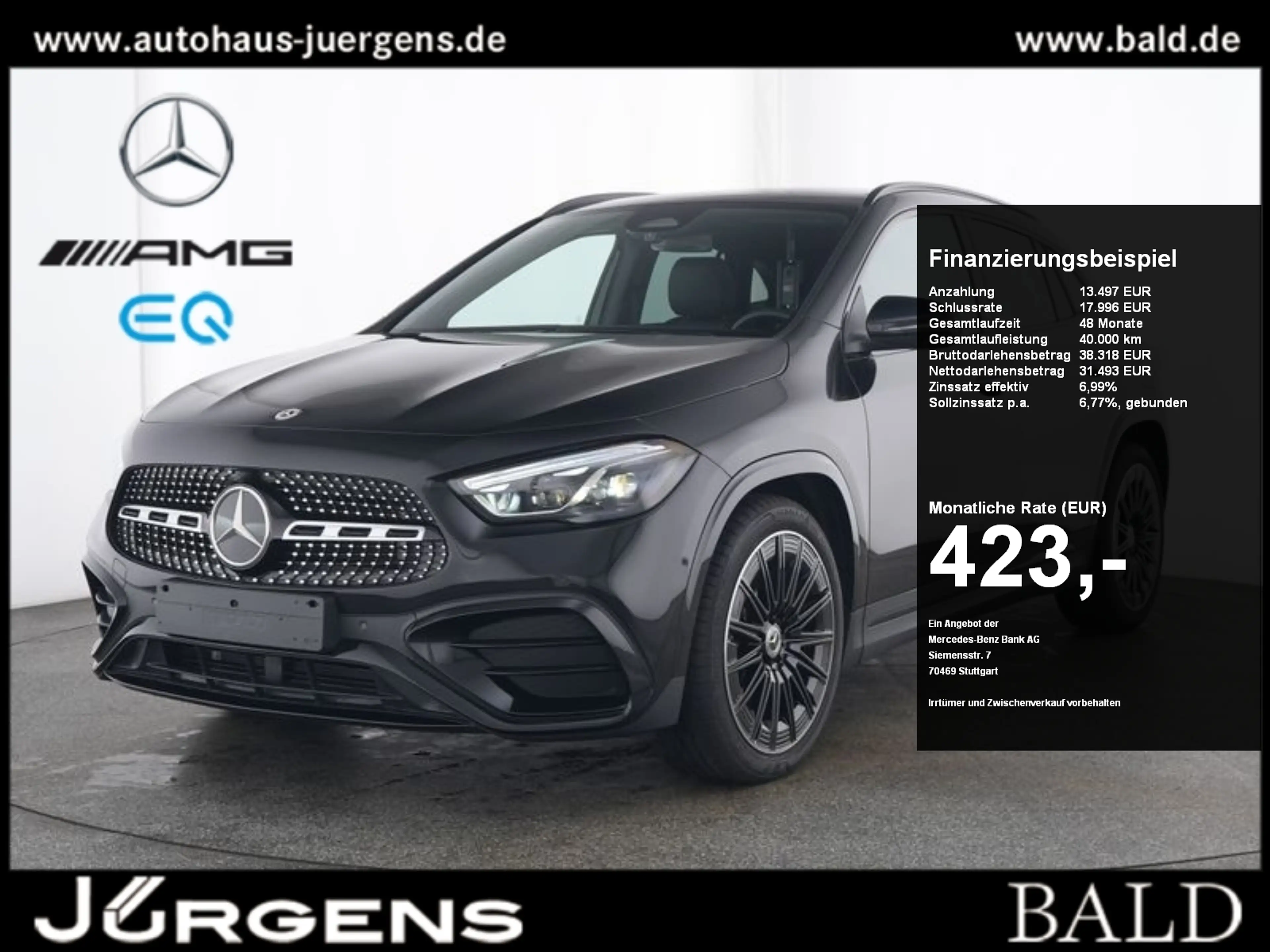 Mercedes-Benz GLA 220 4M AMG-Sport/MLB/Pano/Distr/Memo/Night