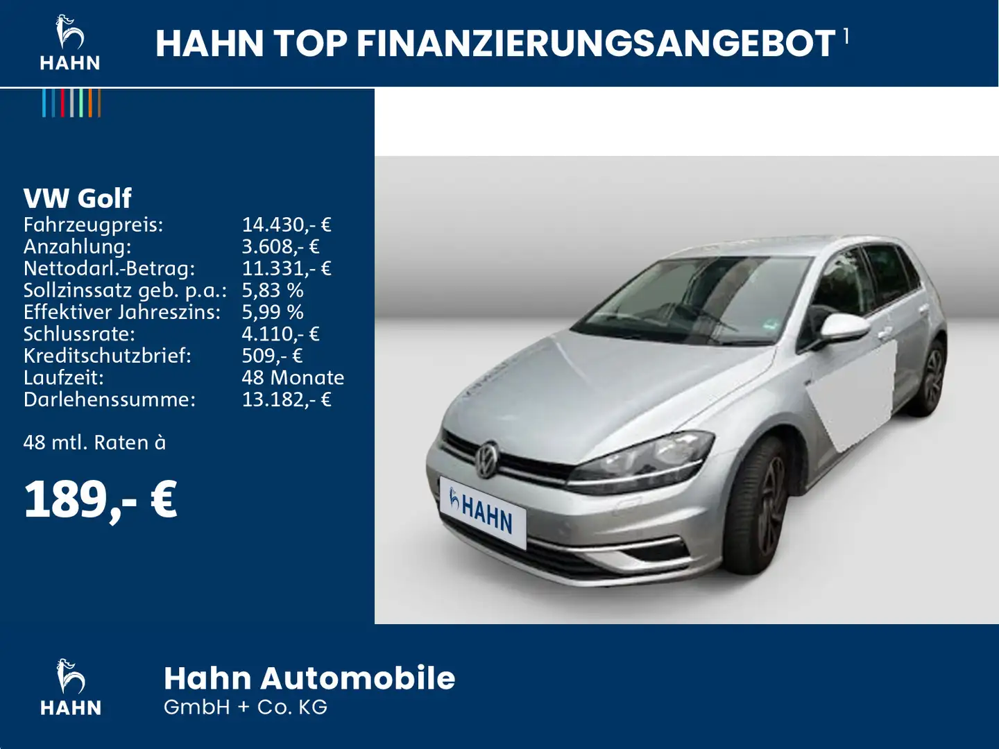 Volkswagen Golf 1.0TSI Join Navi Climatr Sitzh ACC PDC Silber - 2