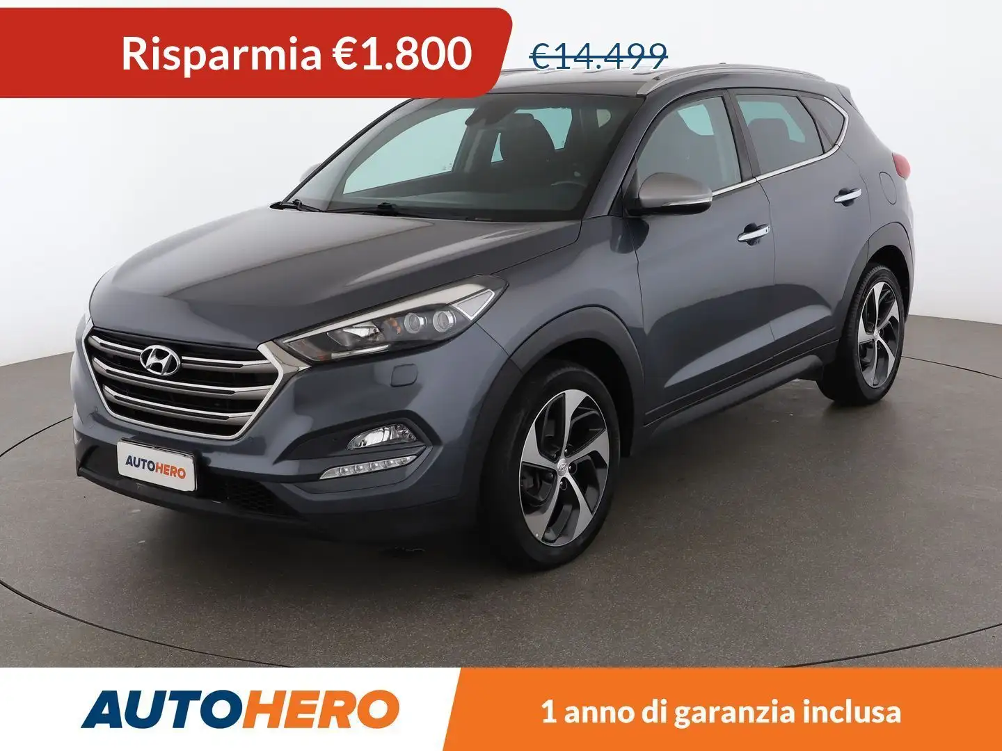 Hyundai TUCSON 1.7 CRDi Comfort Grigio - 1