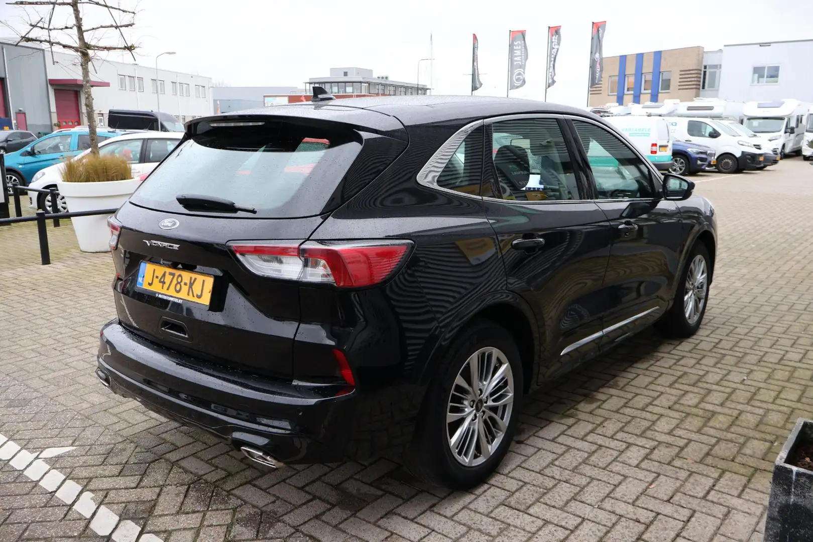 Ford Kuga 2.5 PHEV Vignale Head-up Display | Leder | Memory Zwart - 2