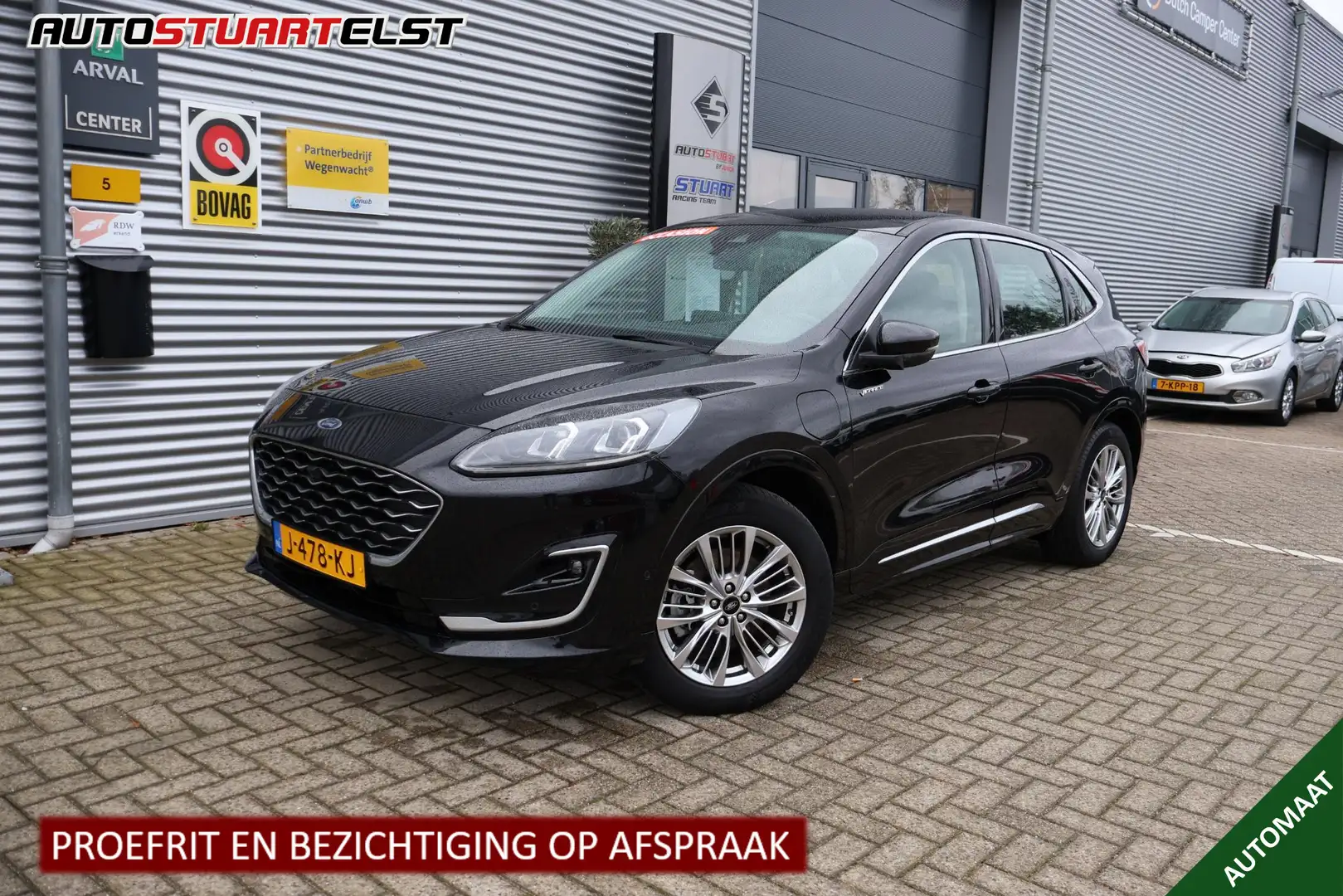 Ford Kuga 2.5 PHEV Vignale Head-up Display | Leder | Memory Zwart - 1