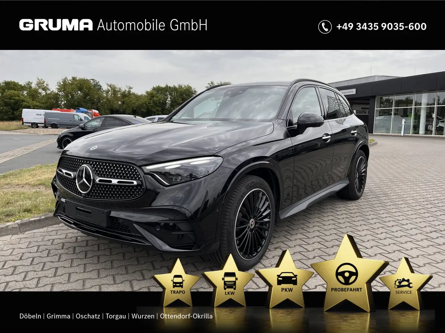 Mercedes-Benz GLC 400 GLC 400e 4M AMG+Night+DigitalLight+Pano+AHK+Burm Noir - 1