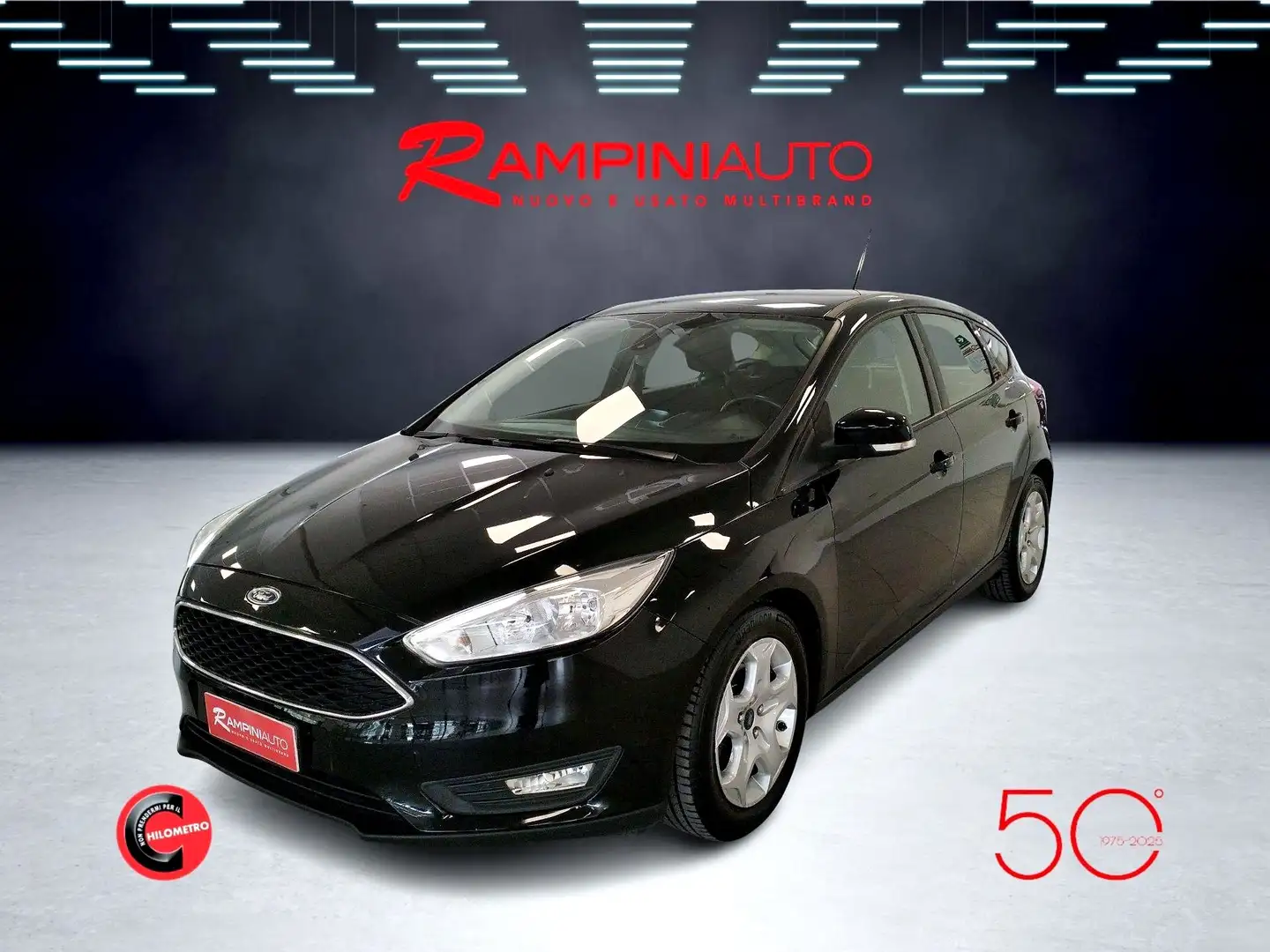 Ford Focus 1.0 EcoBoost 100 CV Unico Prop. Pronta Consegna Schwarz - 2