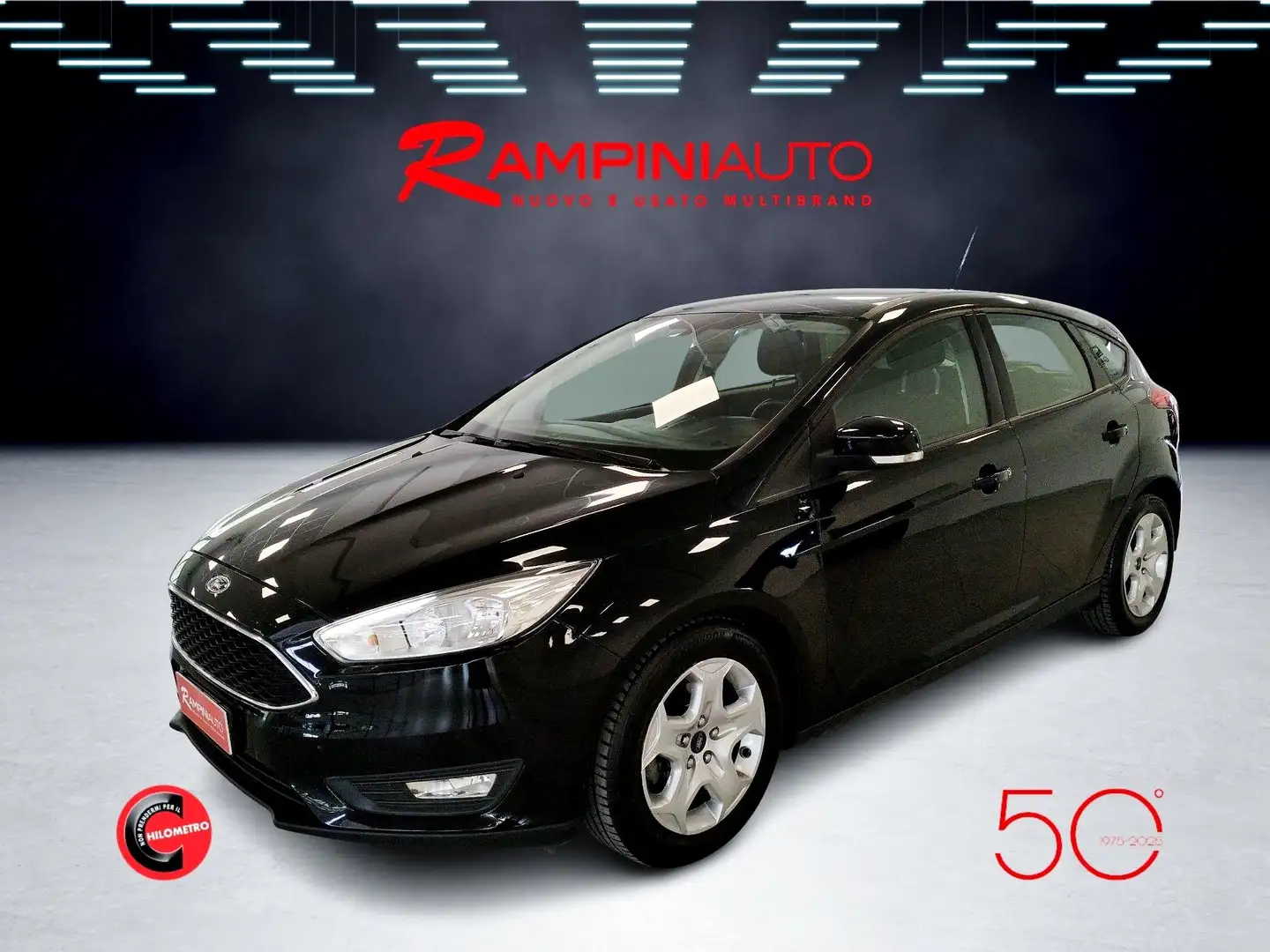 Ford Focus 1.0 EcoBoost 100 CV Unico Prop. Pronta Consegna Schwarz - 1