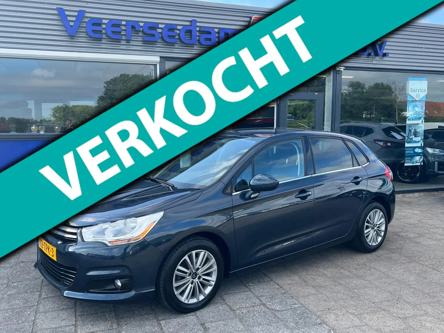 Citroen C4 1.6 VTi Collection, Navi, trekhaak enz... Blu/Azzurro - 1