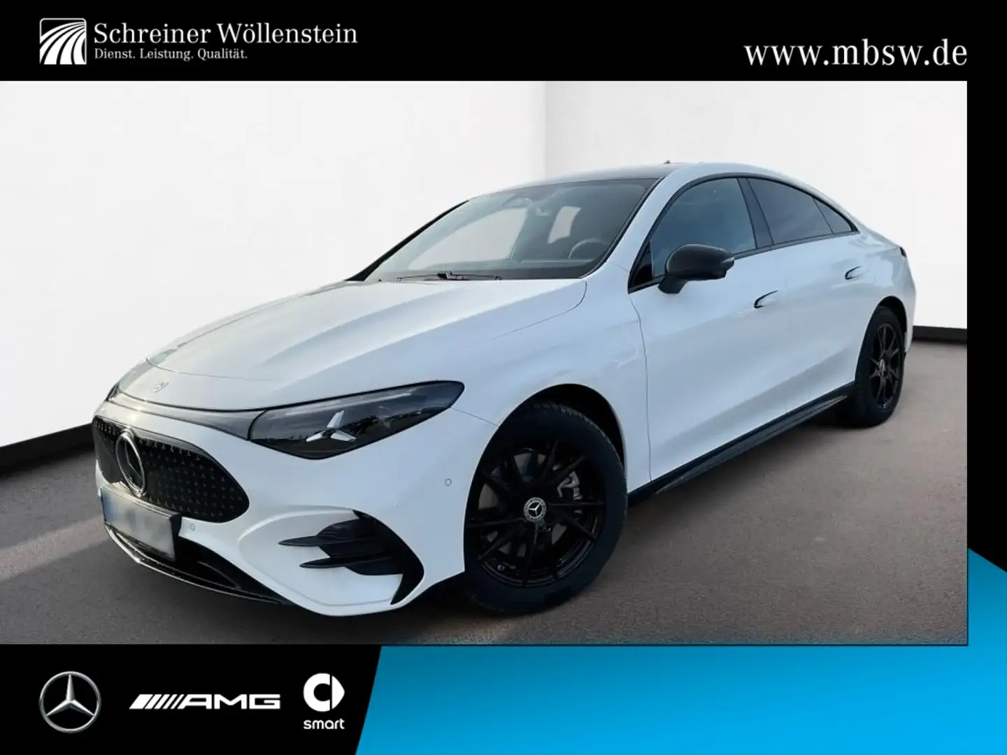 Mercedes-Benz CLA 350 4m EQ AMG*Night*AHK*Pano*Memory*Distron. Blanc - 1