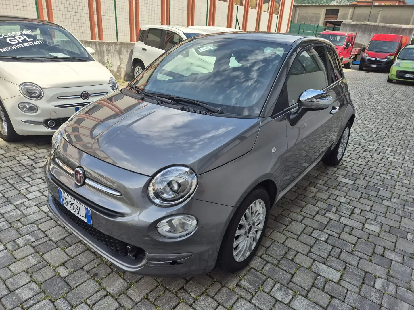 Fiat 500 500 1.0 hybrid 70cv X COMMERCIANTI Šedá - 2