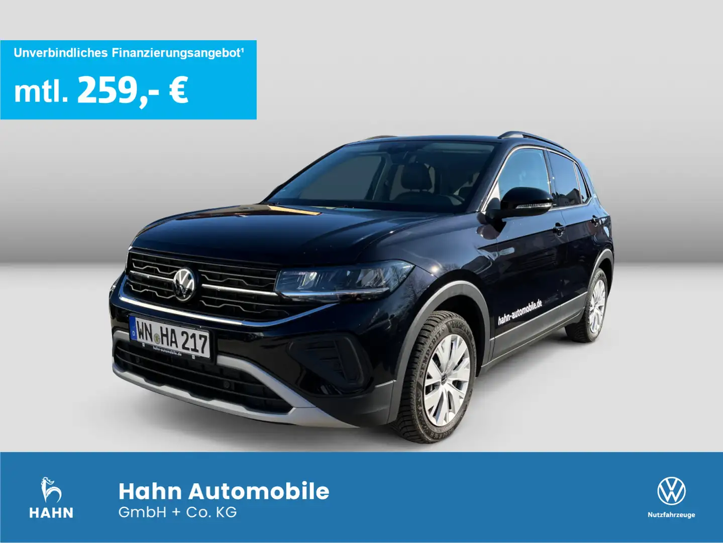 Volkswagen T-Cross Life 1.0l TSI 116PS DigCockpitPro  AHK Schwarz - 1