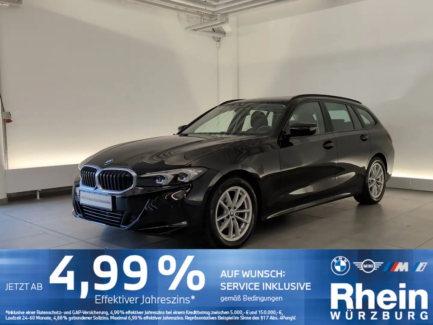 BMW 318 i Touring SHZ/PDC/Tempomat SHZ/PDC/Tempomat Schwarz - 1