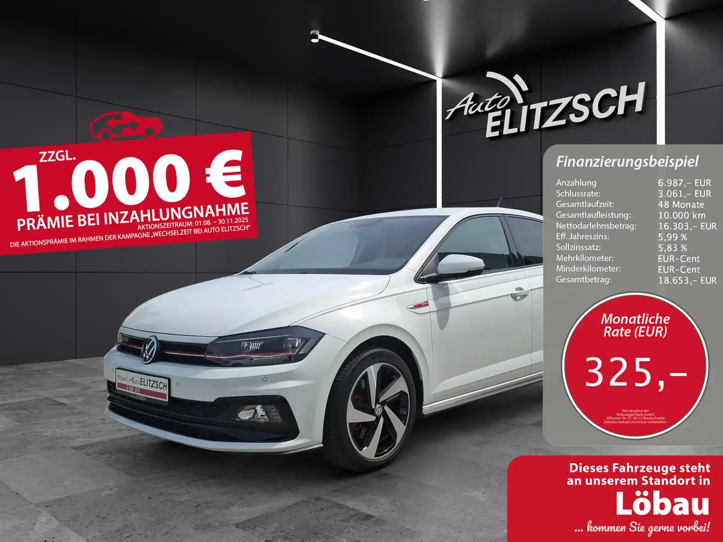 Volkswagen Polo GTI DSG LED Navi AID ACC PDC SH GTI DSG LED Nav... Weiß - 1