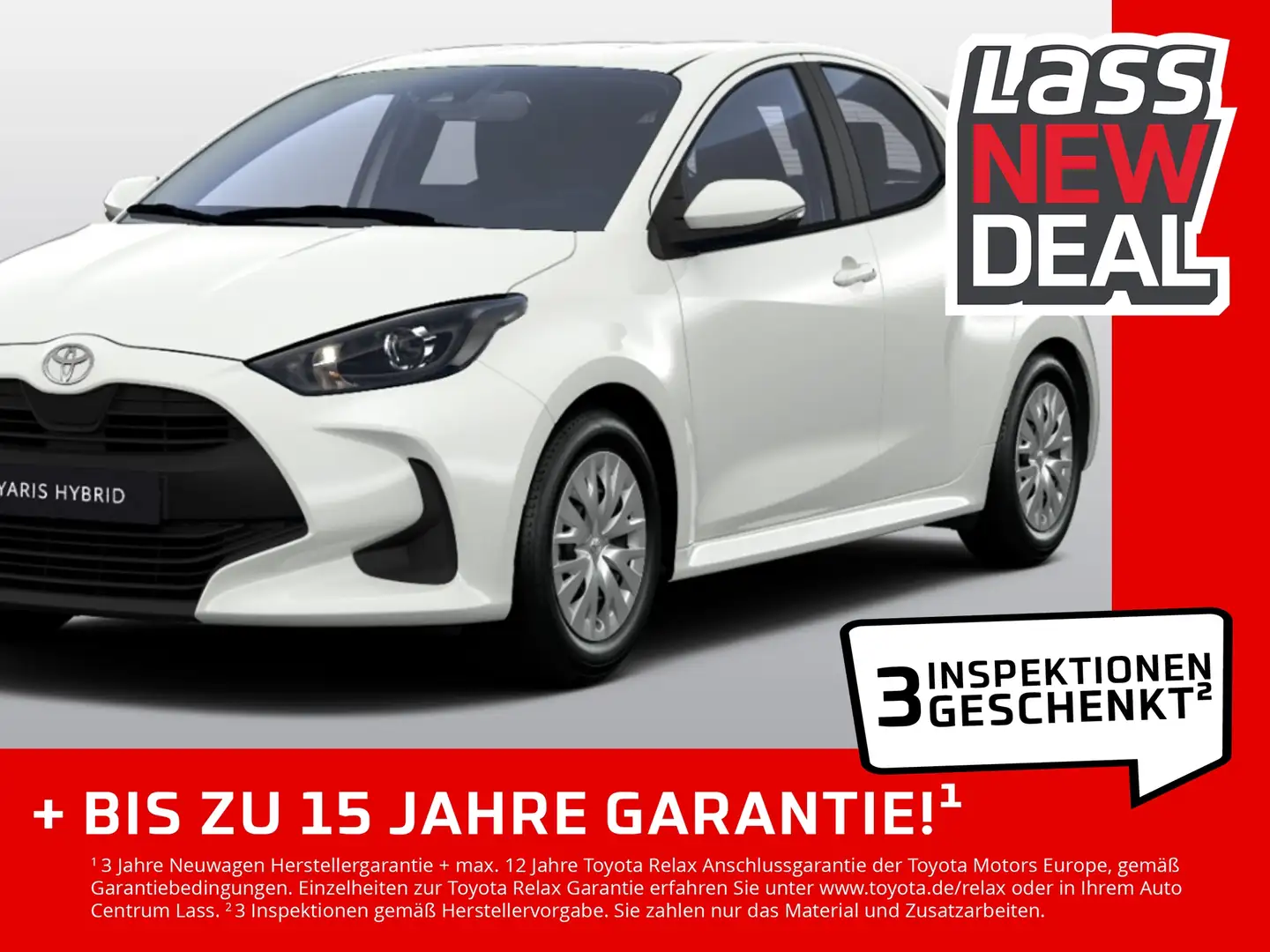Toyota Yaris 1.5 Hybrid Business *Summer Special 1,99 % Weiß - 1