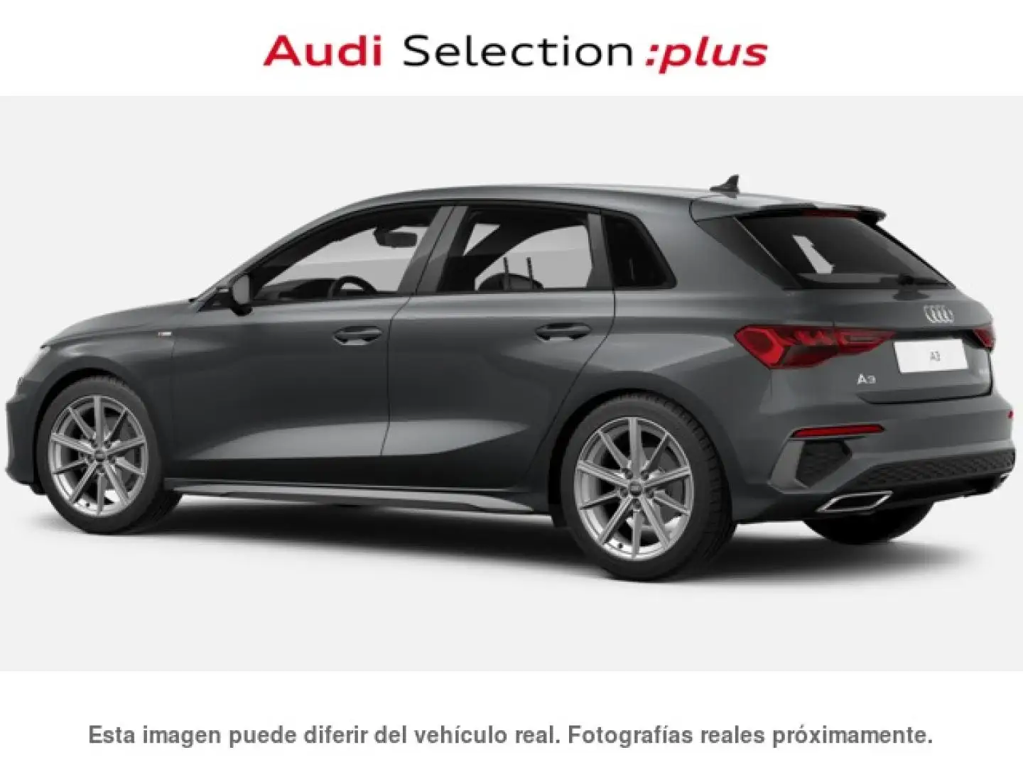 Audi A3 Sportback 35TDI S line S tronic Gris - 2