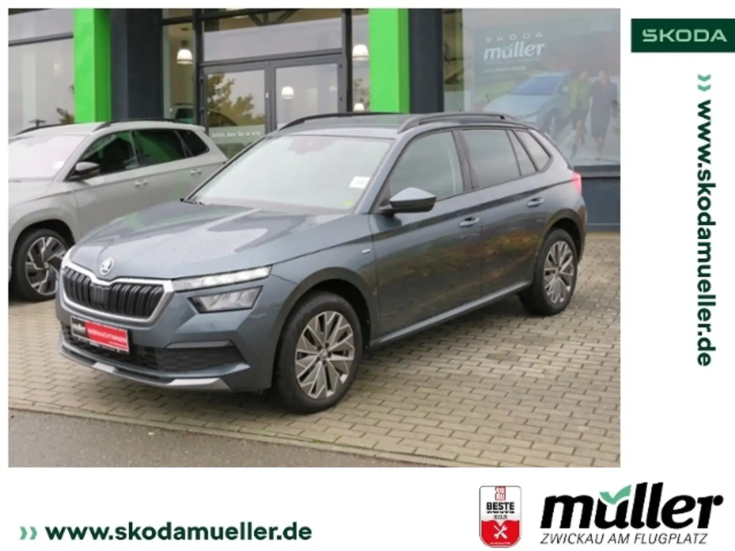 Skoda Kamiq Clever 1.5TSI 110kW beh. FS Gris - 1